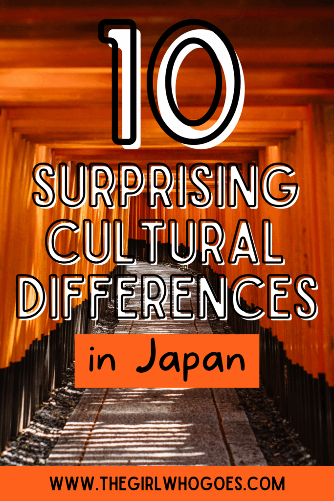 cultural differences in japan - pin