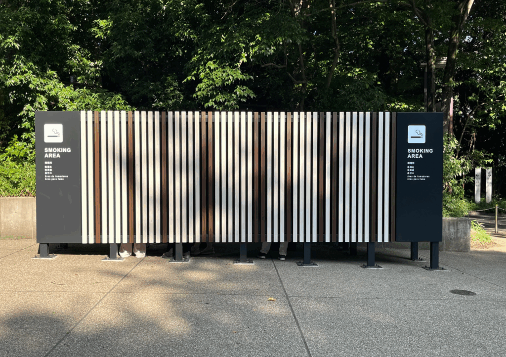 cultural differences in japan - smoking area